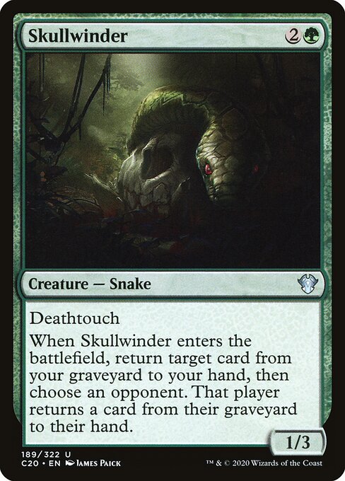 Skullwinder C20-189 Uncommon Excellent Englisch