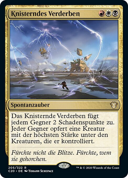 Knisterndes Verderben C20-205 Rare Excellent Deutsch