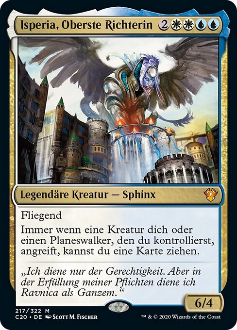 Isperia, Oberste Richterin C20-217 Mythic Near Mint Deutsch