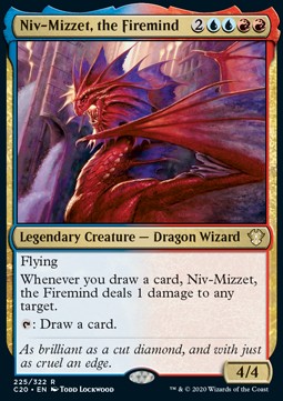 Niv-Mizzet, das Feuerhirn C20-225 Rare Near Mint Deutsch