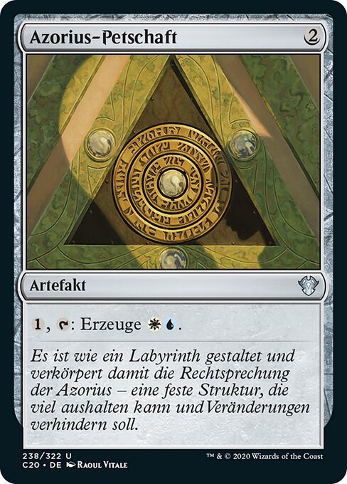 Azorius-Petschaft C20-238 Uncommon Near Mint Deutsch