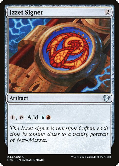 Izzet Signet C20-243 Uncommon Near Mint Englisch