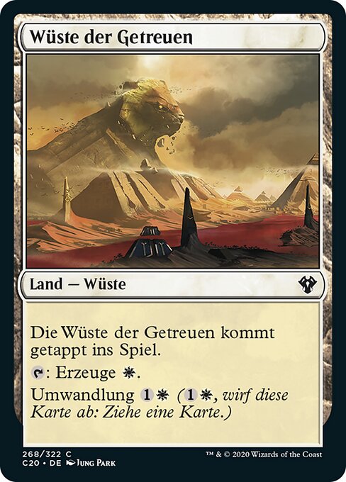 Wüste der Getreuen C20-268 Common Near Mint Deutsch