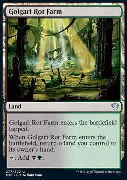 Golgari-Verrottungsfarm C20-277 Uncommon Near Mint Englisch