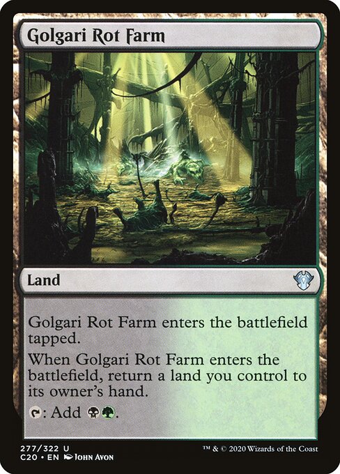 Golgari-Verrottungsfarm C20-277 Uncommon Near Mint Englisch