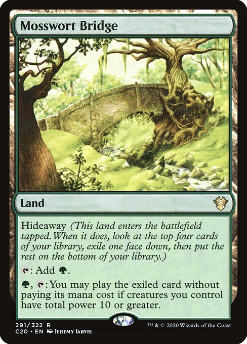 Mosswort Bridge C20-291 Rare Excellent Englisch