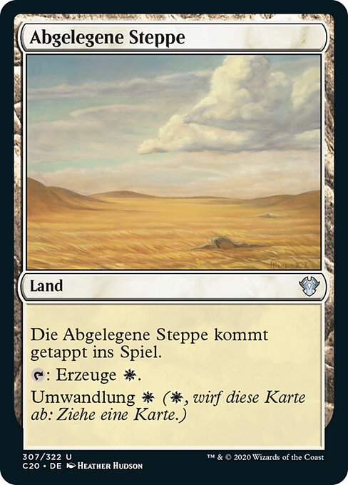 Abgelegene Steppe C20-307 Uncommon Near Mint Deutsch