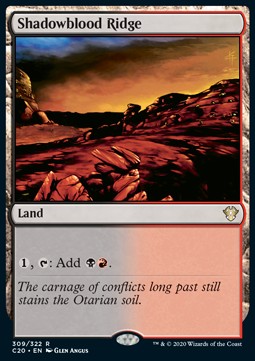 Shadowblood Ridge C20-309 Rare Near Mint Englisch