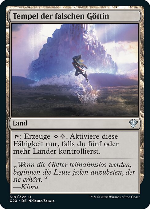 Tempel der falschen Göttin C20-319 Uncommon Near Mint Deutsch