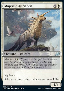 Majestätisches Goldhorn IKO-22 Uncommon Near Mint Englisch Foil