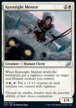 Scharfsicht-Mentorin IKO-18 Uncommon Excellent Englisch Foil
