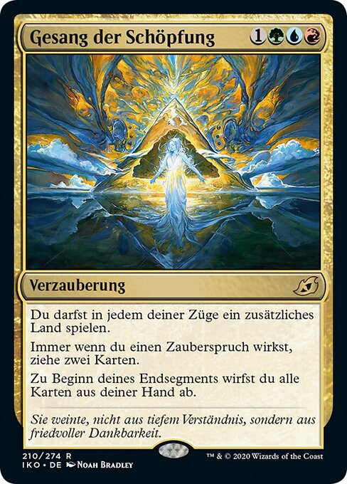 Gesang der Schöpfung IKO-210 Rare Near Mint Deutsch