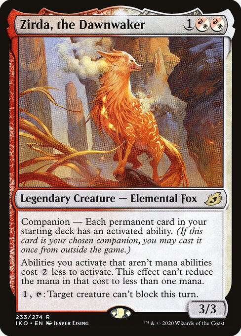 Zirda, the Dawnwaker IKO-233 Rare Excellent Englisch Foil