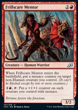 Kragenschreck-Mentorin IKO-121 Uncommon Near Mint Englisch Foil