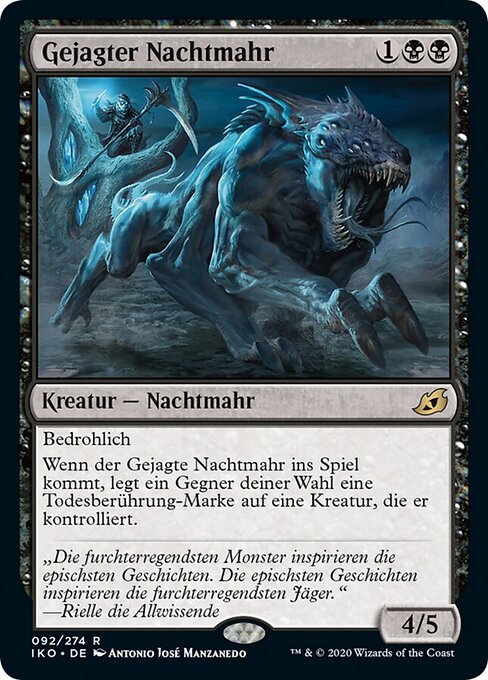 Gejagter Nachtmahr IKO-92 Rare Excellent Deutsch