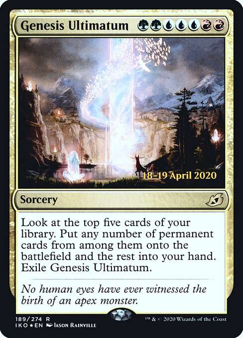 Genesis-Ultimatum (V.2) PIKO-189 Rare Excellent Englisch Foil