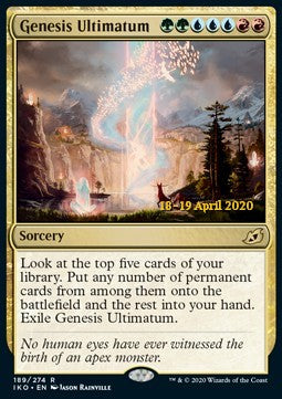Genesis-Ultimatum (V.2) PIKO-189 Rare Excellent Deutsch Foil