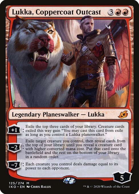 Lukka, Verstoßener der Kupferjacken (V.1) PIKO-125 Mythic Light Played Deutsch