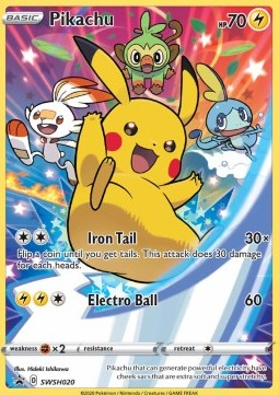 Pikachu SWSH-020 Promo Excellent Deutsch