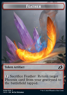 Feather Token // Human Soldier Token (W 1/1) (V.1) XIKO-T 09/03 Token Excellent Englisch Foil