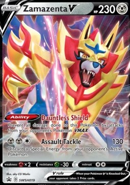 Zamazenta V SWSH-019 Promo Near Mint Deutsch
