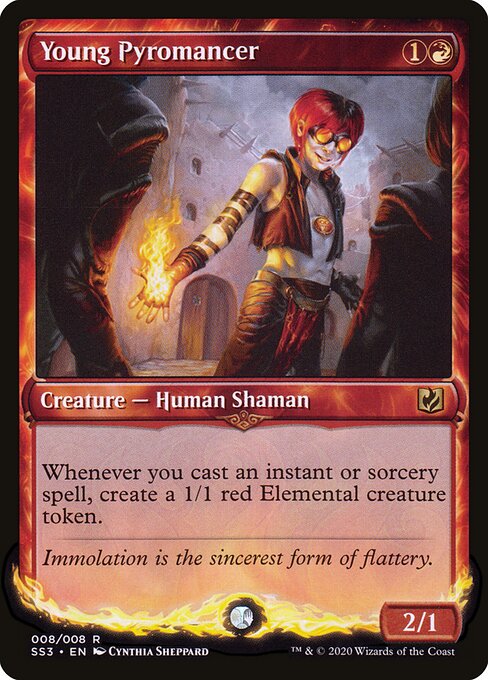 Young Pyromancer SS3-8 Rare Near Mint Englisch