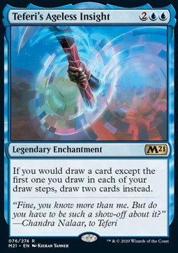 Teferi's Ageless Insight M21-76 Rare Excellent Englisch