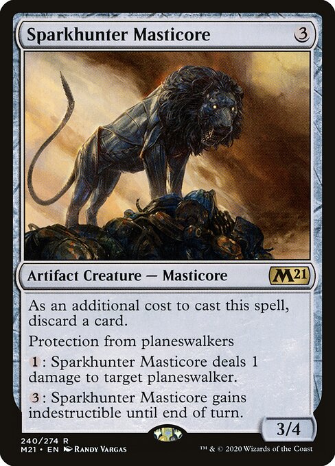 Sparkhunter Masticore M21-240 Rare Near Mint Englisch