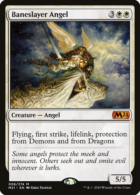 Baneslayer Angel M21-6 Mythic Near Mint Englisch