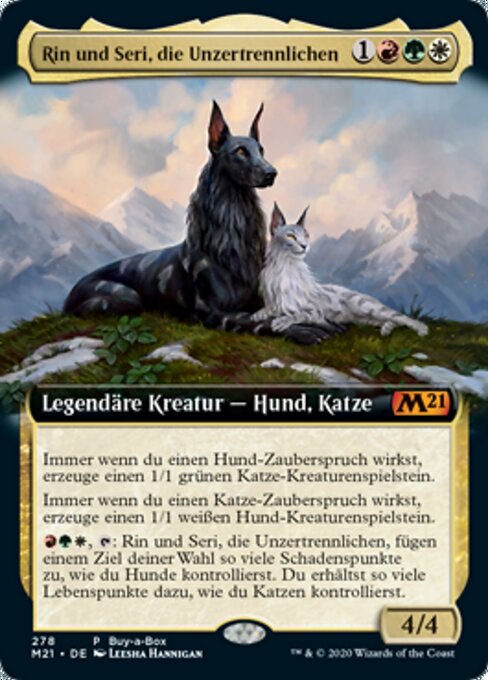 Rin und Seri, die Unzertrennlichen BABP-278 Mythic Light Played Deutsch Foil