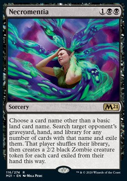 Necromentia M21-116 Rare Excellent Englisch Foil