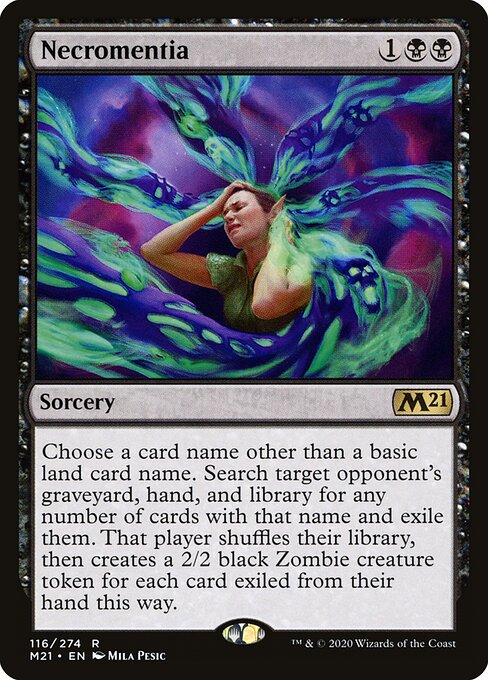 Necromentia M21-116 Rare Excellent Englisch Foil