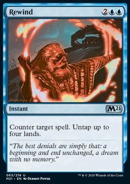 Zurückdrehen M21-63 Uncommon Excellent Englisch Foil