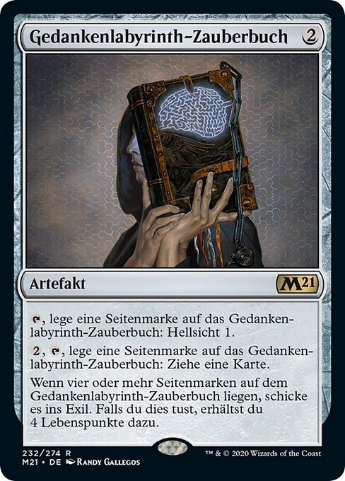 Gedankenlabyrinth-Zauberbuch M21-232 Rare Excellent Deutsch Foil