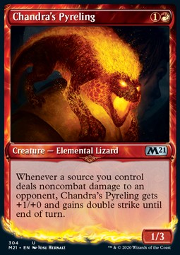 Chandras Feuerbrandling XM21-304 Uncommon Excellent Englisch Foil