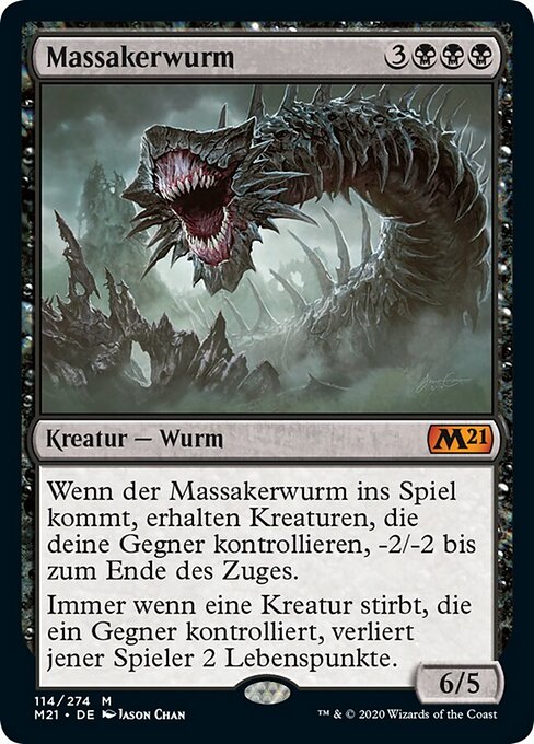 Massakerwurm M21-114 Mythic Near Mint Deutsch