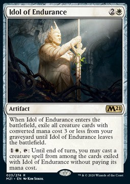 Idol of Endurance M21-23 Rare Near Mint Englisch