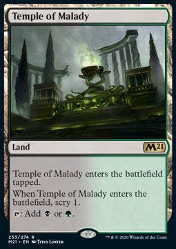 Temple of Malady M21-253 Rare Near Mint Englisch