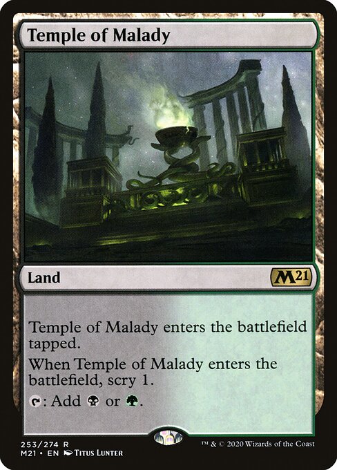 Temple of Malady M21-253 Rare Near Mint Englisch