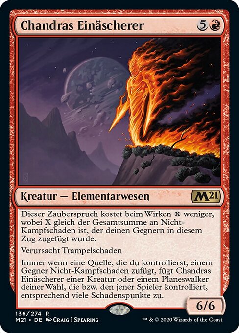 Chandras Einäscherer M21-136 Rare Near Mint Deutsch
