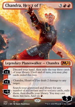 Chandra, Herz aus Feuer (V.1) XM21-283 Mythic Excellent Englisch Foil