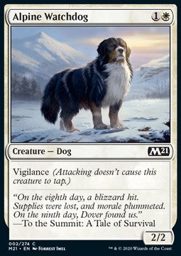 Alpiner Wachhund M21-2 Common Near Mint Englisch Foil