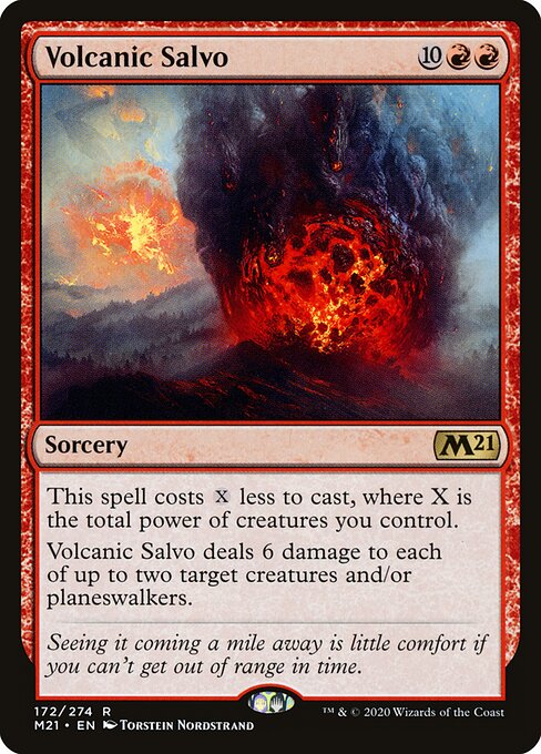 Volcanic Salvo M21-172 Rare Near Mint Englisch