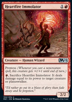 Herzfeuer-Brandopferer M21-150 Uncommon Excellent Englisch Foil