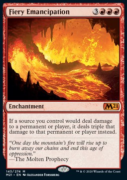Fiery Emancipation M21-143 Mythic Near Mint Englisch