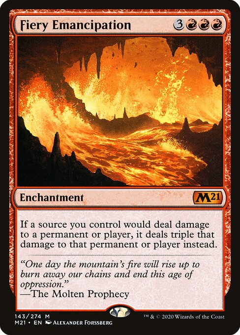 Fiery Emancipation M21-143 Mythic Near Mint Englisch