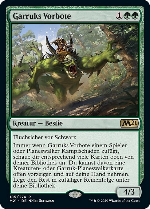 Garruks Vorbote M21-185 Rare Excellent Deutsch