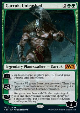 Garruk der Entfesselte M21-183 Mythic Excellent Deutsch