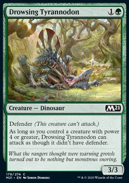 Schlummerndes Tyrannodon M21-178 Common Excellent Englisch Foil