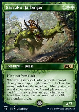 Garruks Vorbote XM21-307 Rare Excellent Englisch Foil